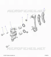 BRAKES, FRONT BRAKE CALIPER