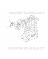ENGINE, WATER INLET FLANGE