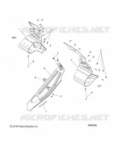 CHASSIS, CLUTCH GUARD AND FOOTRESTS