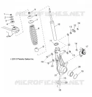 SUSPENSION, FRONT STRUT 