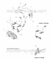 FUEL SYSTEM, RAIL, LINES AND THROTTLE  BODY