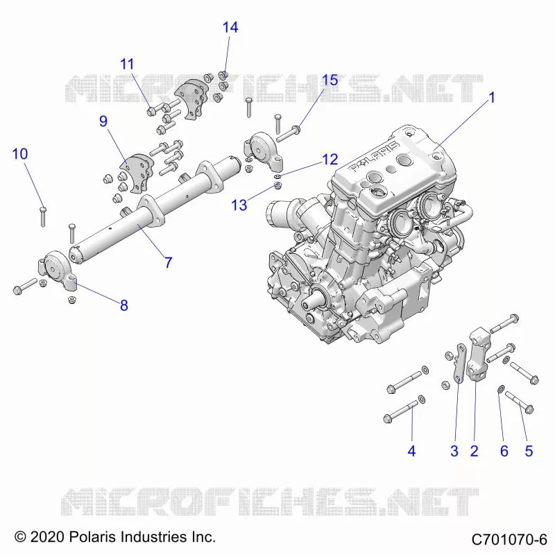 ENGINE, MOUNTING