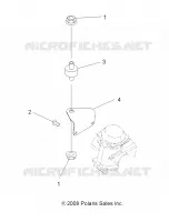ENGINE, CARBURETOR BRACKET