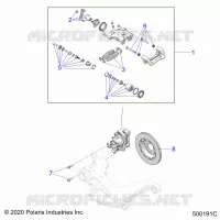BRAKES, REAR CALIPER