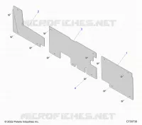 BODY, WHEEL WELL PLATES