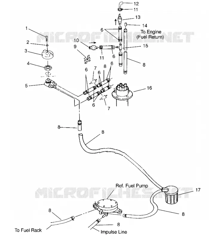 FUEL SYSTEM SLT 750 B954170 (4930563056A011)