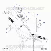 ENGINE, THROTTLE CONTROL ASM.
