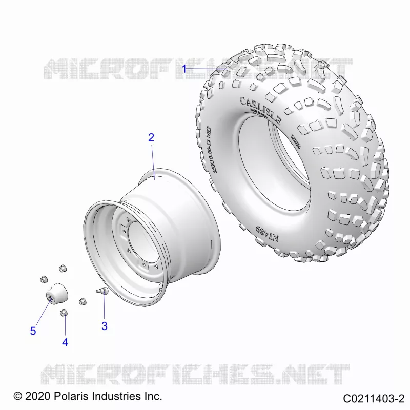 WHEELS, REAR TIRE