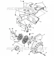 BLOWER HOUSING    RECOIL STARTER XCF 0981643 (4942774277C007)