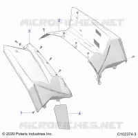 REAR BODYWORK CAB