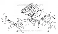 CLUTCH COVER ASSEMBLY TRAIL BOSS W938527 (4924072407021A)