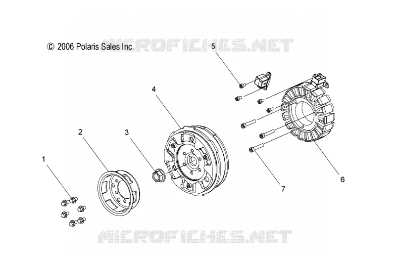 ENGINE, STATOR/FLYWHEEL