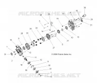 DRIVE TRAIN, REAR GEARCASE INTERNALS