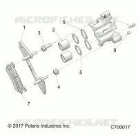 FRONT BRAKE CALIPER