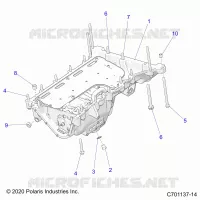 OIL PAN, MOUNTING