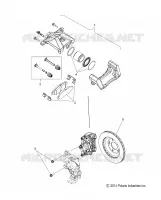 BARKE CALIPER, FRONT