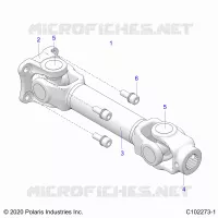DRIVE TRAIN, PROP REAR SHAFT