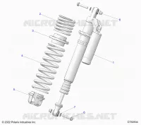 SUSPENSION, FRONT SHOCK MOUNTING, STANDARD/PREMIUM