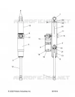 SUSPENSION, REAR SHOCK TRACK