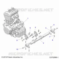 ENGINE, MOUNTING & LONG BLOCK