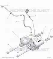 DRIVE TRAIN, FRONT GEARCASE MOUNTING