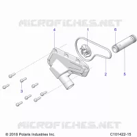 ENGINE, WATERPUMP IMPELLER AND COVER
