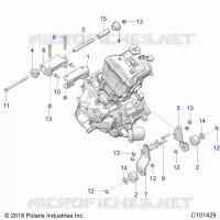 ENGINE, MOUNTING