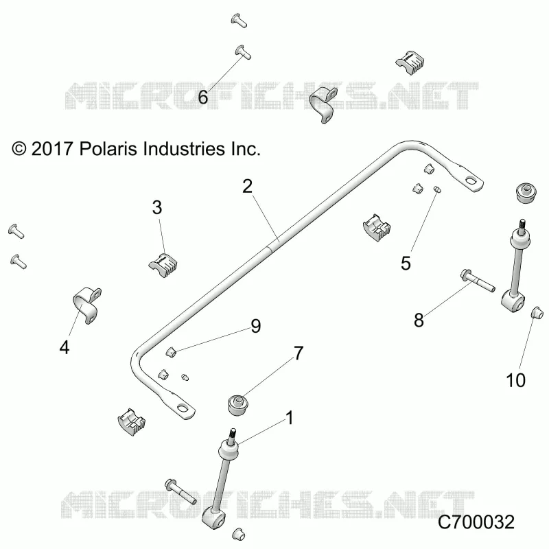 FRONT SUSPENSION STABILIZER BAR- R20RRE99AA/AF/AP/AX (C700032)