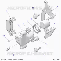 FRONT BRAKE CALIPER