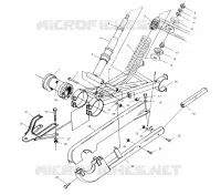 REAR SWING ARM   SHOCK