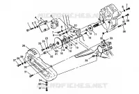 GEARCASE/BRAKE AND CHAIN COVER MOUNTING 4X4 300 W958130 (4930183018C004)