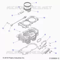 CYLINDER AND PISTON