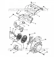 BLOWER HOUSING   RECOIL ASSEMBLY LITE/0933433 AND  LITE DELUXE/0933431 (4922972297040A)