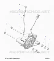 DRIVE TRAIN, FRONT GEARCASE MOUNTING