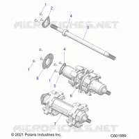 DRIVE TRAIN, JACKSHAFT AND DRIVE SHAFT