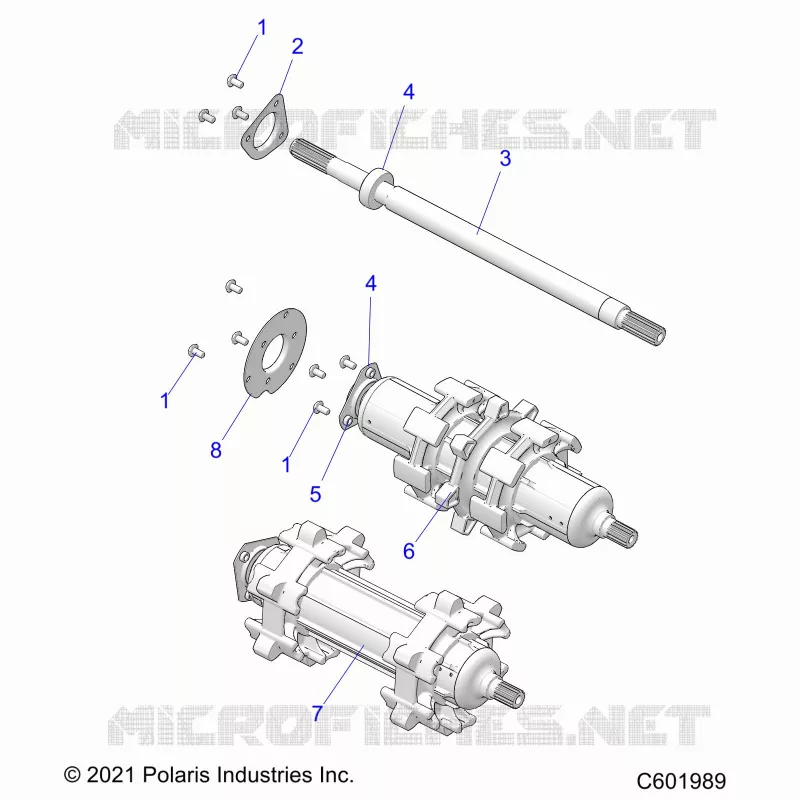 DRIVE TRAIN, JACKSHAFT AND DRIVE SHAFT