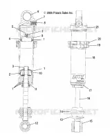 FRONT SHOCK TRACK (FOX M-10/7043123)