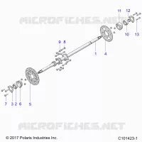 REAR SUSPENSION AXLE