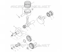 CRANKSHAFT AND PISTON