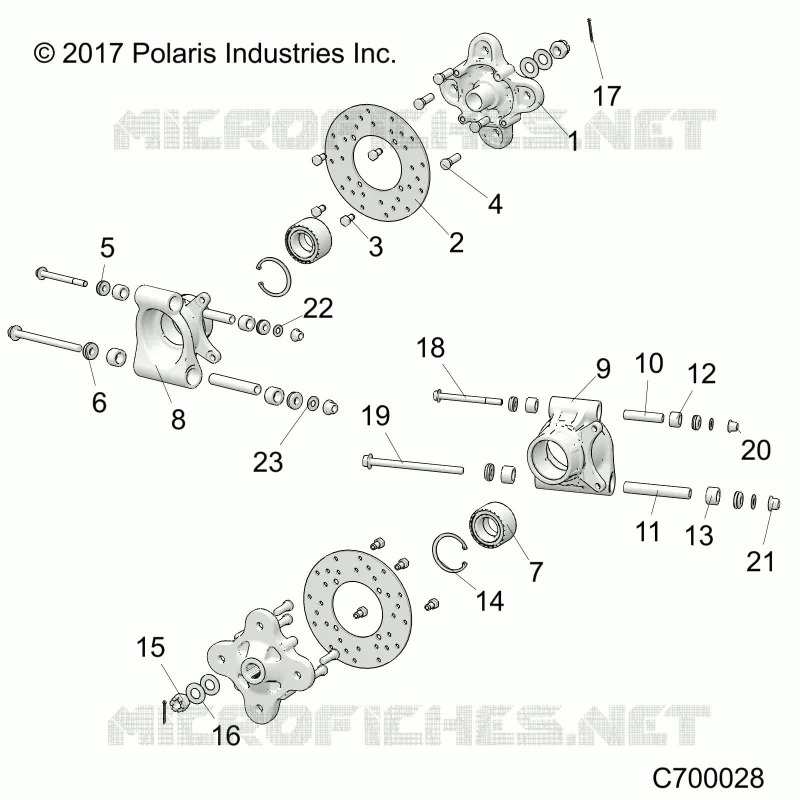 SUSPENSION, REAR CARRIER