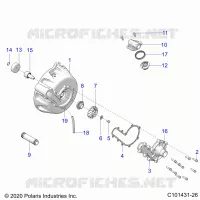 ENGINE, COOLING SYSTEM AND WATER PUMP