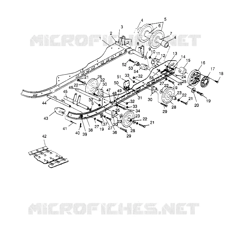 SUSPENSION ASSEMBLY RXL 0956768 (4930783078B010)