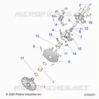 DRIVE TRAIN, PRIMARY CLUTCH