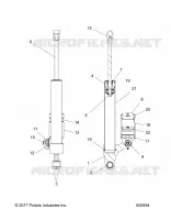 SUSPENSION, REAR SHOCK TRACK (ADVENTURE, XC)