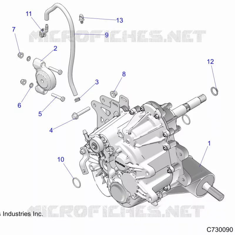 DRIVE TRAIN, MAIN GEARCASE MOUNTING