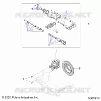 BRAKES, REAR CALIPER