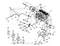 ENGINE MOUNTING 600 XCR 0961676 AND EUROPEAN 600 XCR E961676 (4932123212C001)
