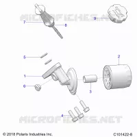 OIL FILTER AND DIPSTICK