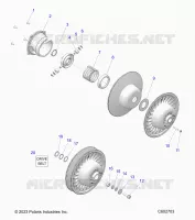 DRIVE TRAIN, CLUTCH, SECONDARY