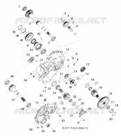 DRIVE TRAIN, MAIN GEARCASE INTERNAL COMPONENTS 1